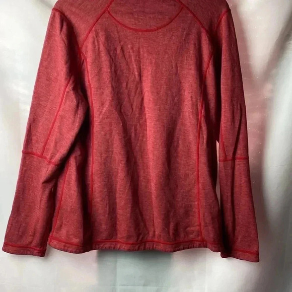 TOMMY BAHAMA WO SIZE LARGE SOFT RED ZIP FRONT JACKET WITH POCKETS CLEAN - Picture 8 of 9